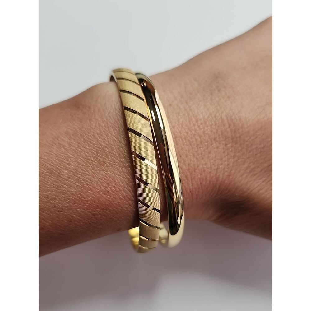 Monet Classic Gold-Tone Women's Bangle Bracelet Set Size M